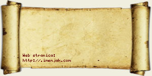 Jelisaveta Prijić vizit kartica